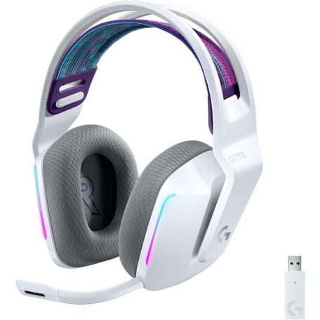 Logitech G733 Lightspeed Wireless RGB Headset White