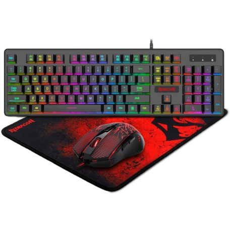 Redragon S107 Gaming Combo 3 in 1 Black HU