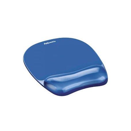 Fellowes Crystal Gel Egérpad Blue