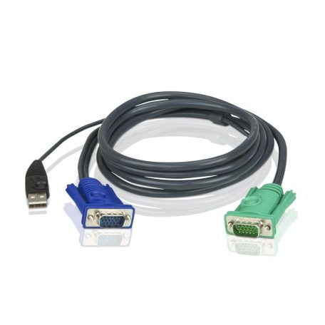 ATEN 2L-5203U USB KVM Cable with 3in1 SPHD 3m Black