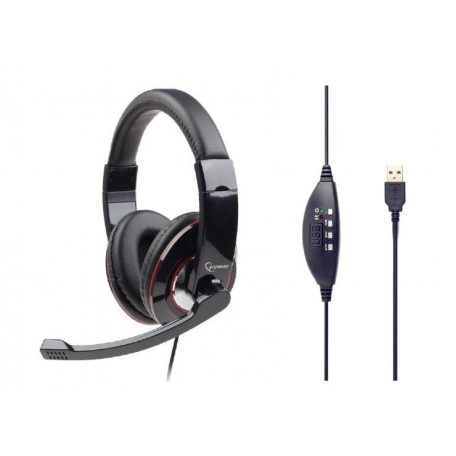 Gembird MHS-U-001 Headset Glossy Black