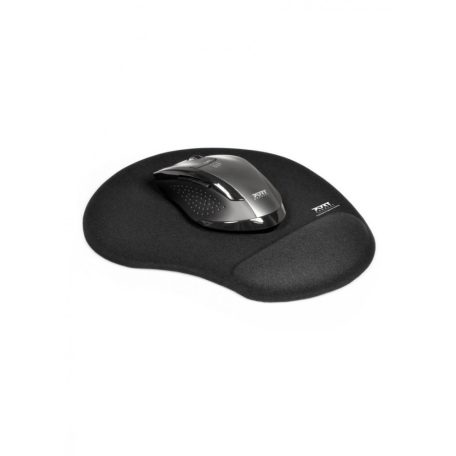 Port Designs Ergonomic Egérpad Black