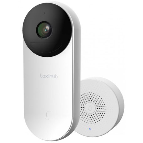 Laxihub BellCam 5G Wi-Fi 1080P Video Doorbell with Wireless Jingle Rechargable Battery