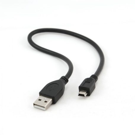 Gembird CCP-USB2-AM5P-1 USB2.0 A-plug Mini cable 0,3m Black