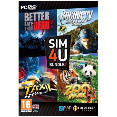 Excalibur SIM4U Bundle 2 - Better Late Than Dead, Recovery SandR, Taxi, Zoo Park (PC)