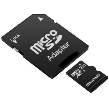 Hikvision 64GB microSDXC Class 10 UHS-I TLC V30 + Adapterrel