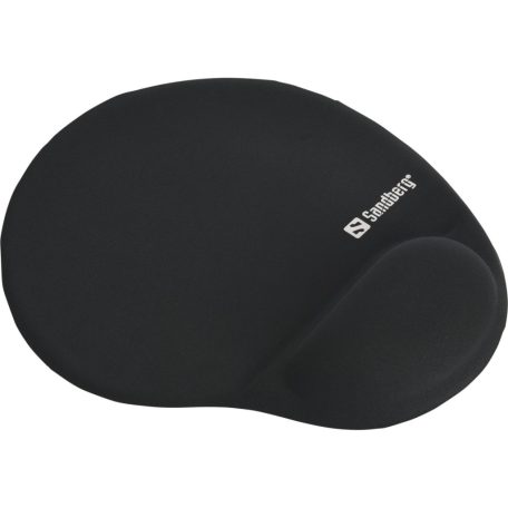 Sandberg Gel with Wrist Rest Egérpad Black