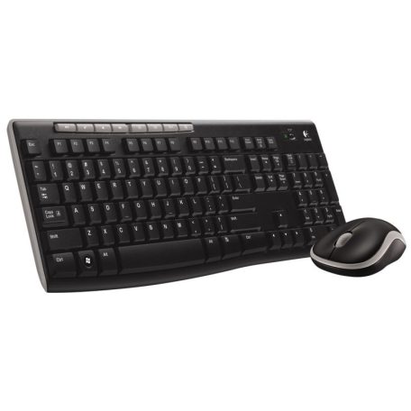 Logitech MK270 Wireless Keyboard + Mouse Black DE