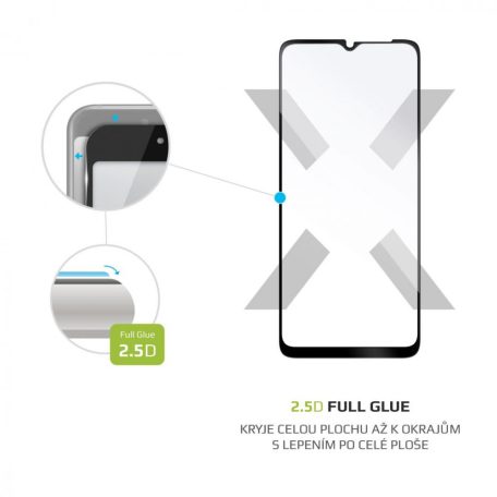 FIXED Üvegfólia Képernyővédő Full-Cover  Samsung Galaxy A32 5G, full screen bonding Fekete