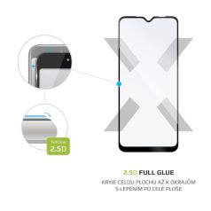   FIXED Protective Üvegfólia teljes kijelzőre Vivo Y11s telefonhoz, Fekete