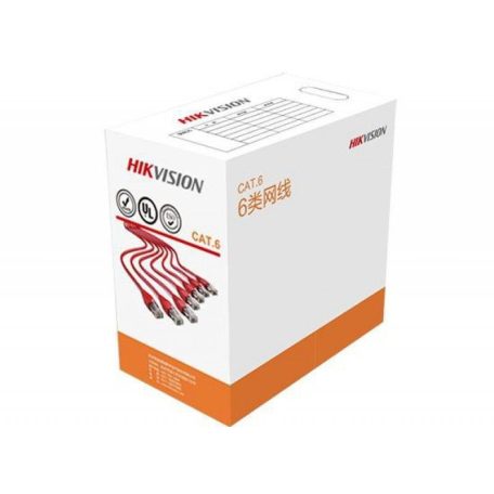 Hikvision DS-1LN6-UU UTP fali kábel, cat6, 305 fm, 0,565 mm rézmag