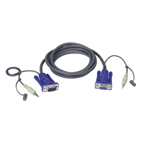 ATEN VanCryst KVM VGA Cable with Audio 1,8m