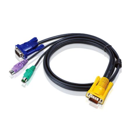 ATEN PS/2 KVM Cable with 3 in 1 SPHD 3m Black