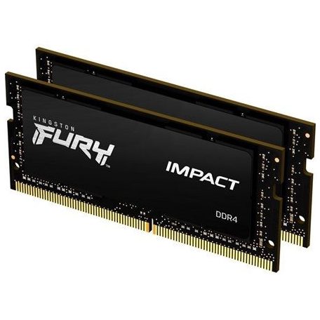 Kingston 16GB DDR4 3200MHz Kit(2x8GB) SODIMM Fury Impact Black