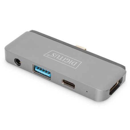 Digitus USB-C Mobile Dock 4 Port Gray