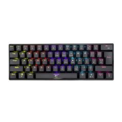   White Shark GK-2022B Shinobi Red Switches Mechanical 60% Gaming Keyboard Black HU