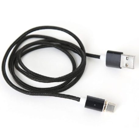 Platinet Micro USB to USB Magnetic Plug Cable 1m Black