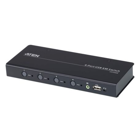 ATEN 4-port USB Boundless KM Switch + Cables