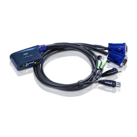 ATEN CS62US 2-Port USB VGA/Audio Cable KVM Switch (0,9m)