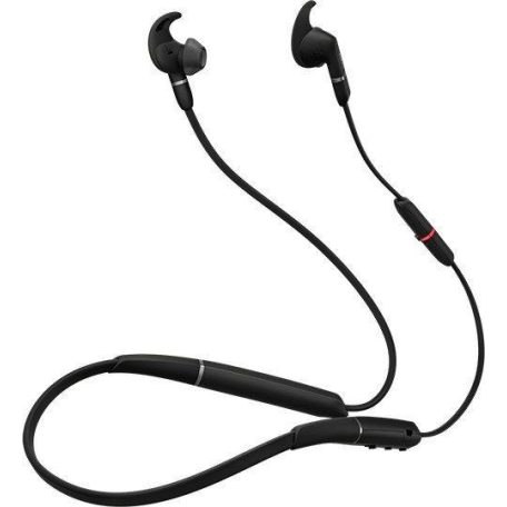 Jabra Evolve 65E MS Bluetooth Headset + Link 370 Black