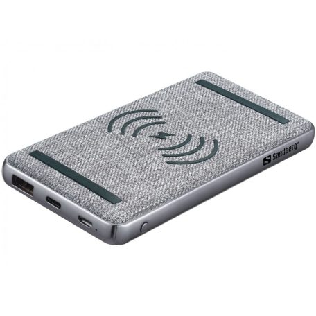 Sandberg 10000 PD20W Wireless 10000mAh PowerBank Grey