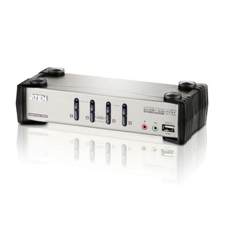 ATEN 4-Port PS/2-USB VGA/Audio KVMP Switch with OSD