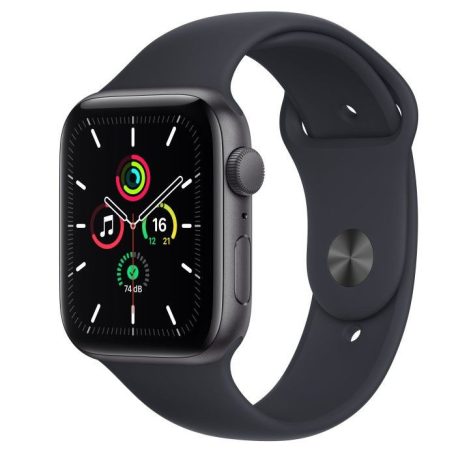 Apple Watch SE (v2) GPS 44mm Space Gray Aluminium Case with Midnight Sport Band