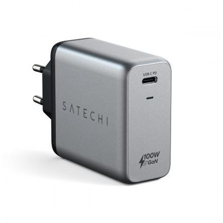 Satechi 100W USB-C PD Wall Charger Space Gray