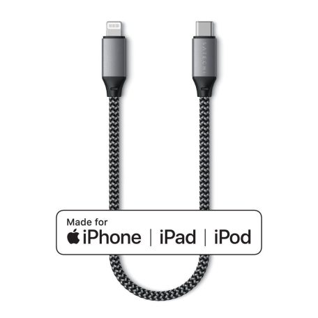 Satechi USB-C to Lightning Cable 0,25m Space Grey