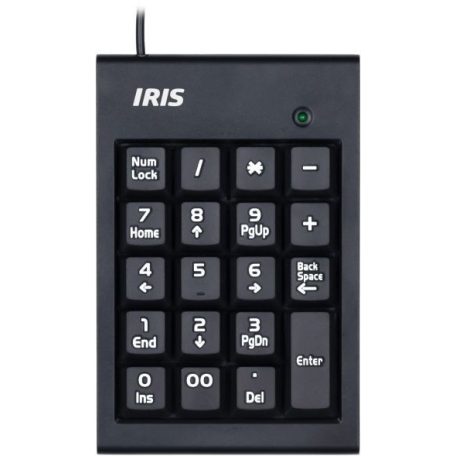 IRIS B-15 USB numerikus billentyűzet Black