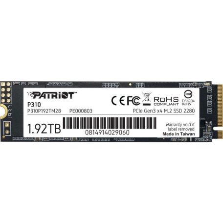 Patriot 1,92TB M.2 2280 NVMe P310