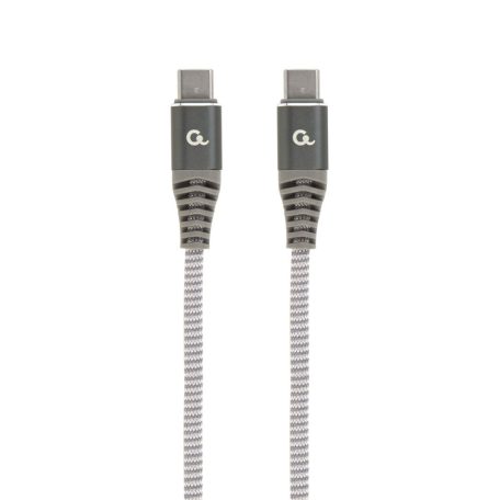 Gembird CC-USB2B-CMCM60-1.5M 60W Type-C Power Delivery (PD) Premium Charging & Data cable 1,5m Grey