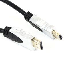 Platinet Omega HDMI 1.4 Gold cable 1,5m Black/White