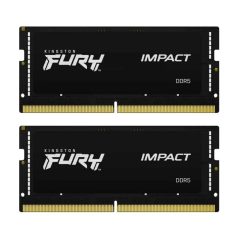   Kingston 32GB DDR5 4800MHz Kit(2x16GB) SODIMM Fury Impact Black