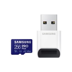   Samsung 256GB microSDXC Pro Plus Class10 U3 A2 V30 adapter nélkül