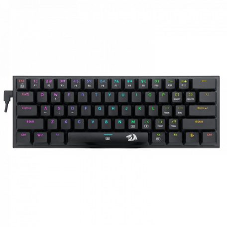 Redragon Anivia, wired mechanical keyboard,RGB, red switch Black HU