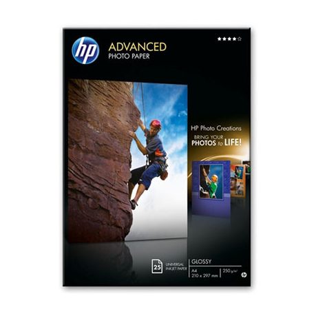 HP Advanced 250g A4 25db Fényes Fotópapír