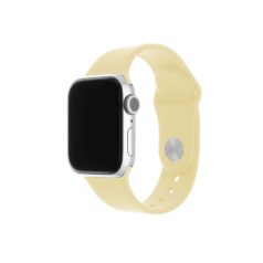   FIXED Szilikon szíj Apple Watch 38/40/41 mm, világos Sárga