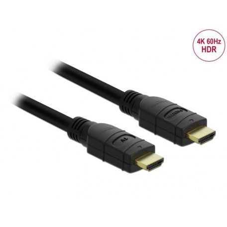 DeLock Active HDMI Cable 4K 60Hz 10m Black