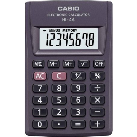 Casio HL-4A-S Zsebszámológép Silver