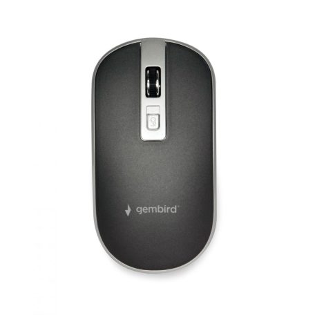 Gembird MUS-4B-06-BS Optical mouse Black/Silver