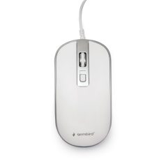 Gembird MUS-4B-06-WS Optical mouse White/Silver