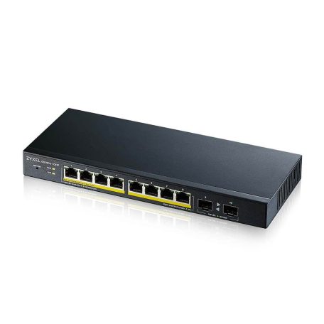 ZyXEL GS1900-10HP-EU0102F 10x1000Mbps Smart Menedzselhető PoE Switch