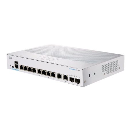 Cisco CBS350-8T-E-2G 8x GbE LAN 2x combo GbE RJ45/SFP port L3 Switch