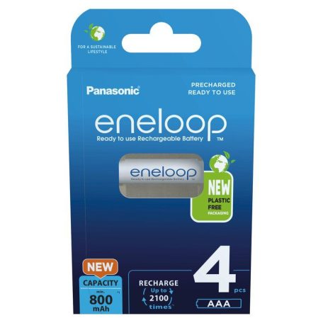 Eneloop 800mAh AAA Ni-MH akkumulátor 4db/csomag