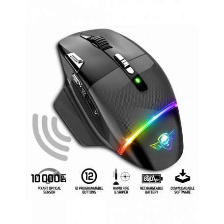 Spirit Of Gamer Xpert M800 Wireless Gaming Mouse Black