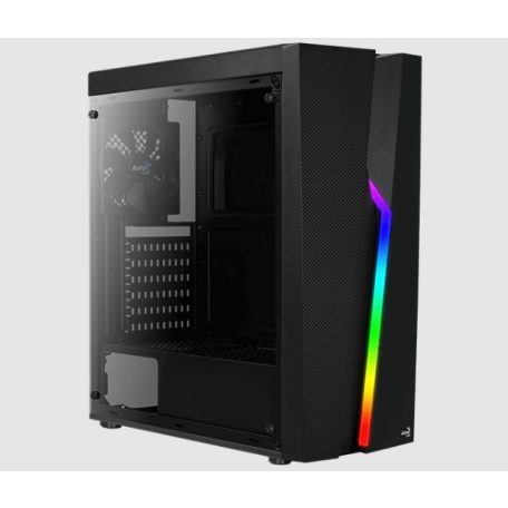 Aerocool Aerocool Bolt RGB ATX Fekete Akril üveg