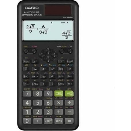 Casio FX-87DEPLUS-2 Tudományos számológép Black