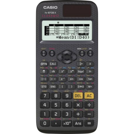 Casio FX-87DE X Tudományos számológép Black