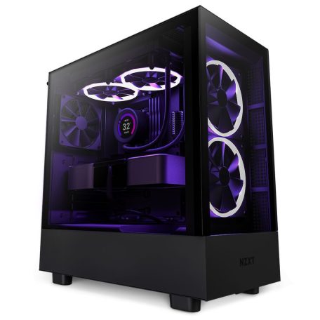 NZXT H5 Elite RGB Tempered Glass Black